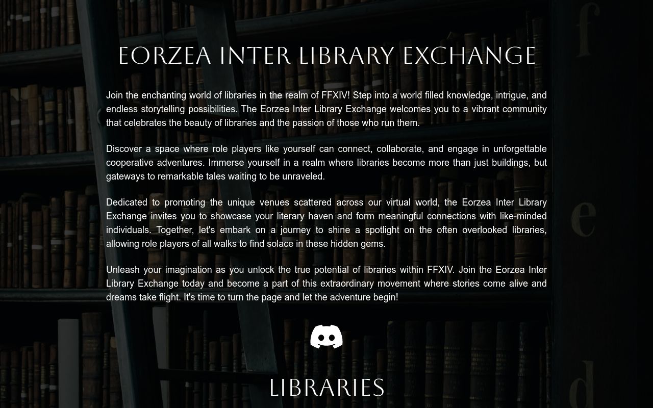 Inter Library In Html Eorzea Inter Library Exchange